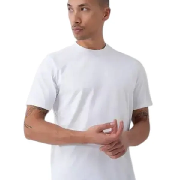 Calvin Klein - Ανδρικό T-shirt Classic Monogram Tee Regular Fit LV04RD254G-YAF Λευκό LV04RD254G-YAF