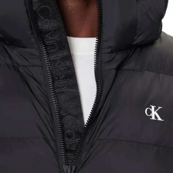 Calvin Klein - Ανδρικό Αδιάβροχο Χειμωνιάτικο Μπουφάν Sorona Bock Puf Regular Fit LV04RD527G-UB1 Μαύρο LV04RD527G-UB1