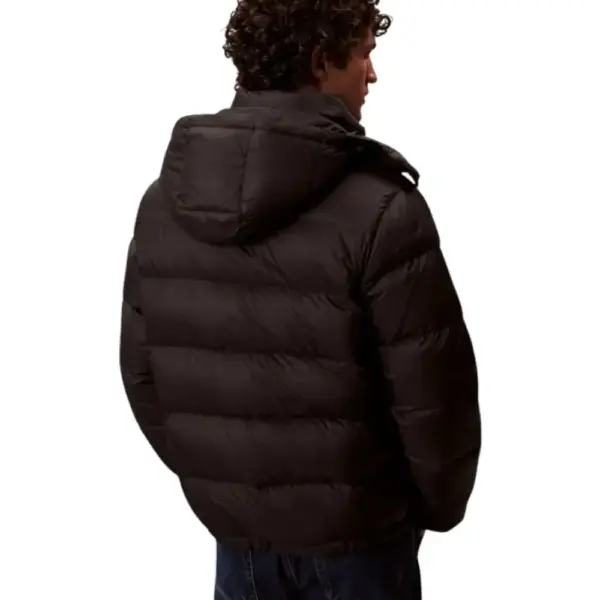 Calvin Klein - Ανδρικό Αδιάβροχο Χειμωνιάτικο Μπουφάν Super Lightweight Nylon Zip Off Hoo LV04RC518G-UB1 Ανθρακί LV04RC518G-UB1