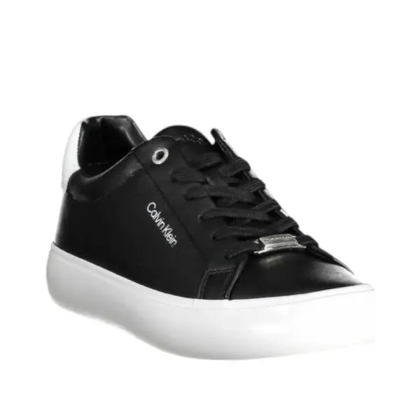 Calvin Klein - Γυναικεία Sneakers Donna HW0HW01406-BEH Μαύρο HW0HW01406-BEH