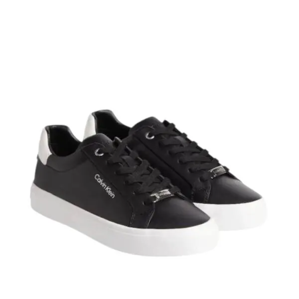 Calvin Klein - Γυναικεία Sneakers Donna HW0HW01406-BEH Μαύρο HW0HW01406-BEH