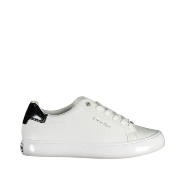 Calvin Klein - Γυναικεία Sneakers Donna HW0HW01406-YBR Λευκό