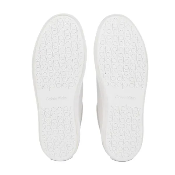 Calvin Klein - Γυναικεία Sneakers Donna HW0HW01406-YBR Λευκό HW0HW01406-YBR