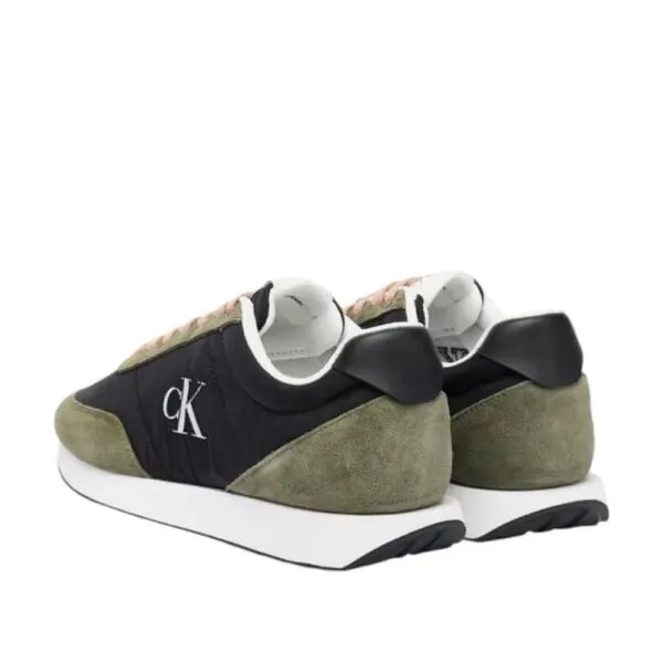 Calvin Klein - Γυναικεία Sneakers Retro Runner Lace Up Nylon Mgn YW0YW01990-01A Πράσινο YW0YW01990-01A