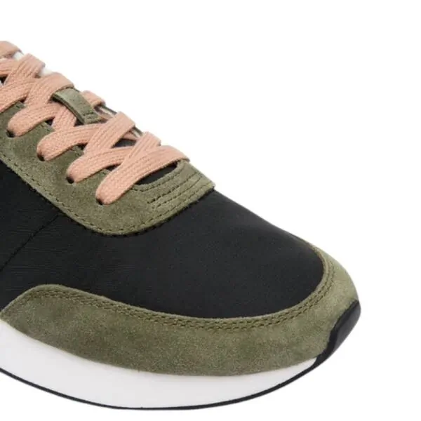 Calvin Klein - Γυναικεία Sneakers Retro Runner Lace Up Nylon Mgn YW0YW01990-01A Πράσινο YW0YW01990-01A