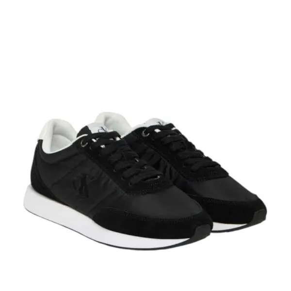 Calvin Klein - Γυναικεία Sneakers Retro Runner Lace Up Nylon Mgn YW0YW01990-0GM Μαύρο YW0YW01990-0GM
