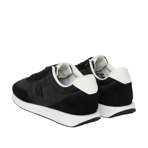 Calvin Klein - Γυναικεία Sneakers Retro Runner Lace Up Nylon Mgn YW0YW01990-0GM Μαύρο YW0YW01990-0GM