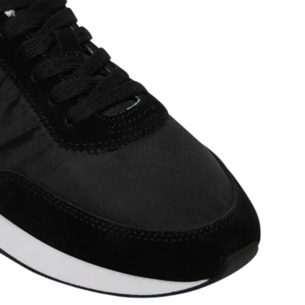 Calvin Klein - Γυναικεία Sneakers Retro Runner Lace Up Nylon Mgn YW0YW01990-0GM Μαύρο YW0YW01990-0GM