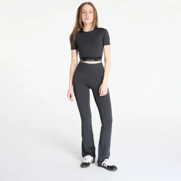 Calvin Klein - Γυναικείο Μακρύ Κολάν Flared Gym Leggings LVGWS5L611-UB1 Μαύρο