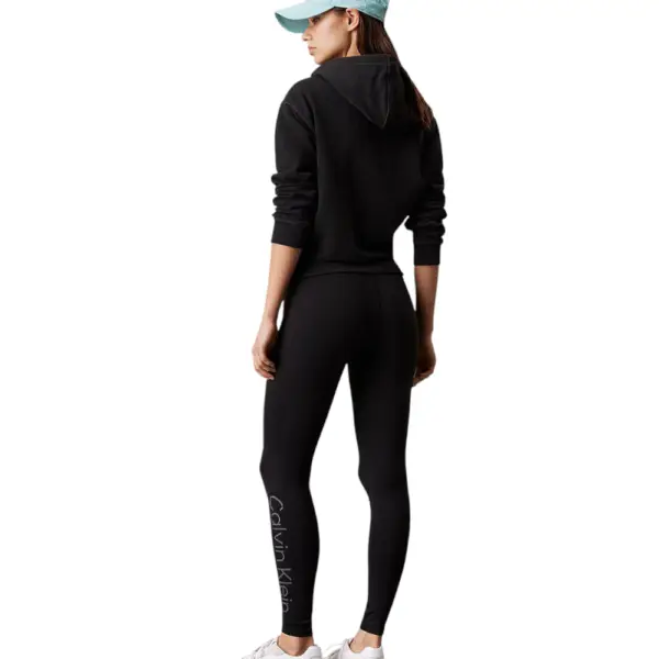 Calvin Klein - Γυναικείο Μακρύ Κολάν Gym Leggings LVGWS5L612-UB1 Μαύρο LVGWS5L612-UB1