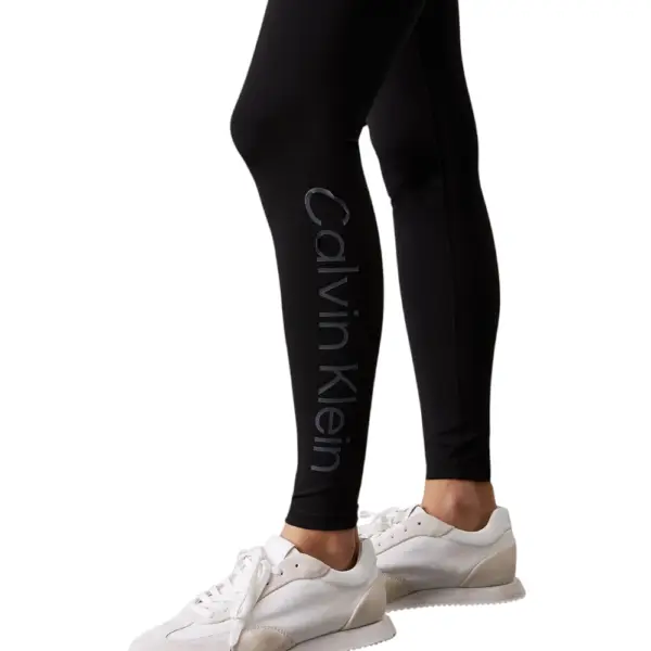 Calvin Klein - Γυναικείο Μακρύ Κολάν Gym Leggings LVGWS5L612-UB1 Μαύρο LVGWS5L612-UB1