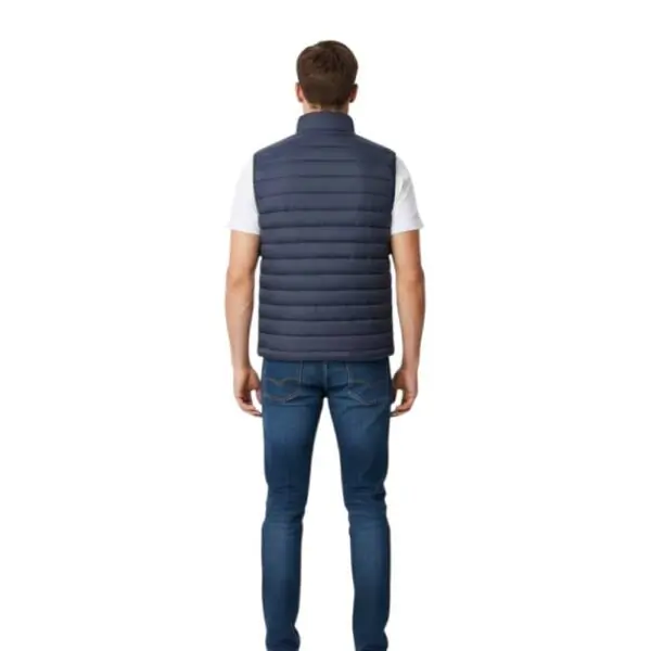 Cavalli Class - Ανδρικό Αμάνικο Μεταβατικό Μπουφάν TXT40VSB049-04926 Μπλε Σκούρο TXT40VSB049-04926