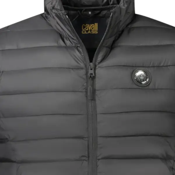 Cavalli Class - Ανδρικό Αμάνικο Χειμερινό Μπουφάν TXT40USB049-05051 Μαύρο TXT40USB049-05051