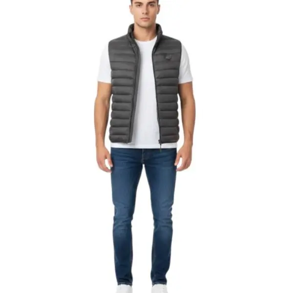 Cavalli Class - Ανδρικό Αμάνικο Χειμερινό Μπουφάν TXT40USB049-05051 Μαύρο