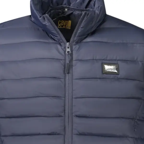 Cavalli Class - Ανδρικό Αμάνικο Μεταβατικό Μπουφάν TXT40VSB049-04926 Μπλε Σκούρο TXT40VSB049-04926