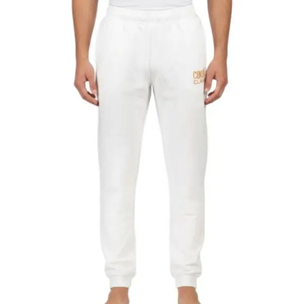Cavalli Class - Ανδρικό Παντελόνι Φόρμας RXT20ACF062-00053 Λευκό
