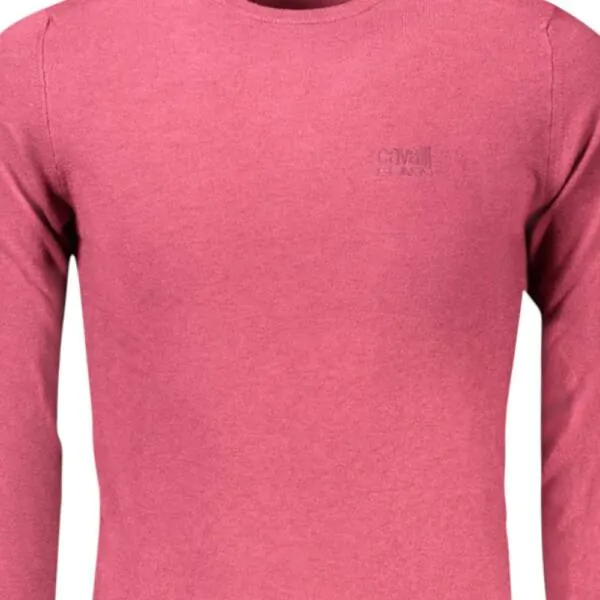 Cavalli Class - Ανδρικό Πουλόβερ Crewneck TXM60AMAC01-02002 Κόκκινο TXM60AMAC01-02002