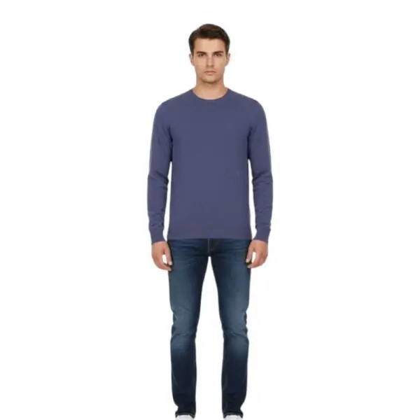Cavalli Class - Ανδρικό Πουλόβερ Crewneck TXM60AMAC01-04926 Μπλε