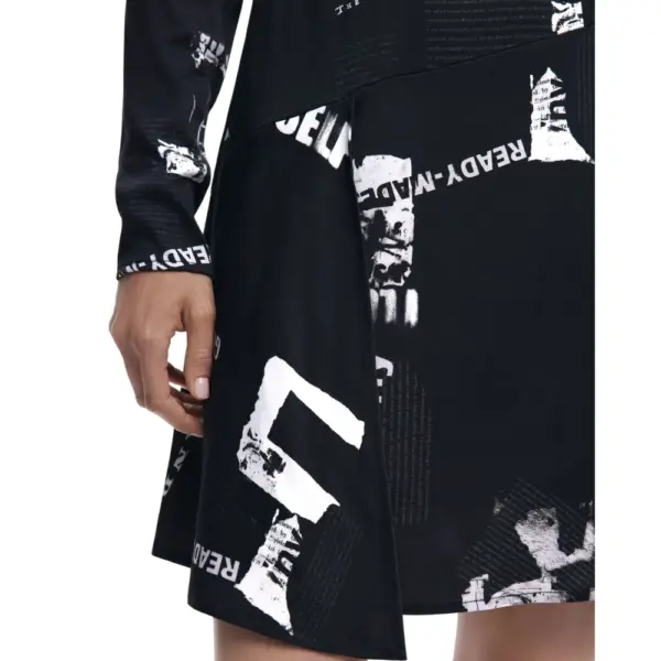 Desigual - Γυναικείο Φόρεμα Newscorto Regular Fit 25WWVW29-2000 Μαύρο 25WWVW29-2000