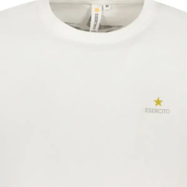 Esercito - Ανδρικό T-shirt Κοντομάνικο Regular Fit S5S635-5586-001 Λευκό S5S635-5586-001