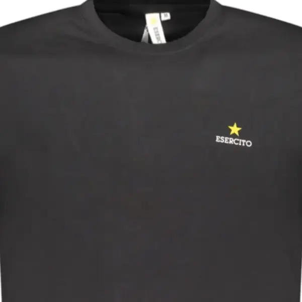 Esercito - Ανδρικό T-shirt Κοντομάνικο Regular Fit S5S635-5586-002 Μαύρο S5S635-5586-002