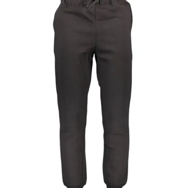 Gian Marco Venturi - Ανδρικό Παντελόνι Φόρμας AU00597-FONTE-BLACK Μαύρο