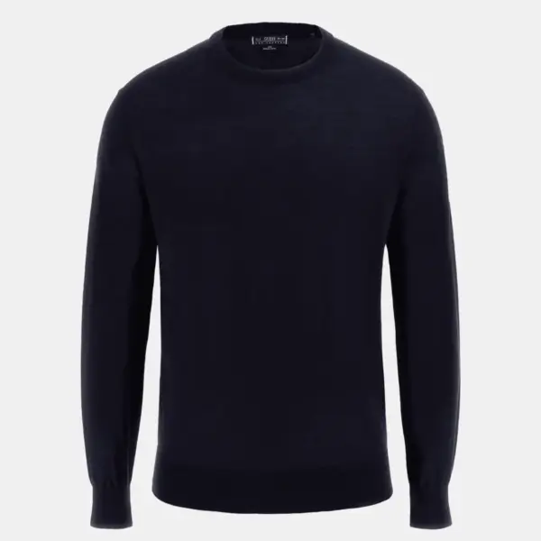 Guess - Ανδρικό Πουλόβερ Regular Fit M5RR36Z3LZ0-G7V2 Μπλε Σκούρο M5RR36Z3LZ0-G7V2