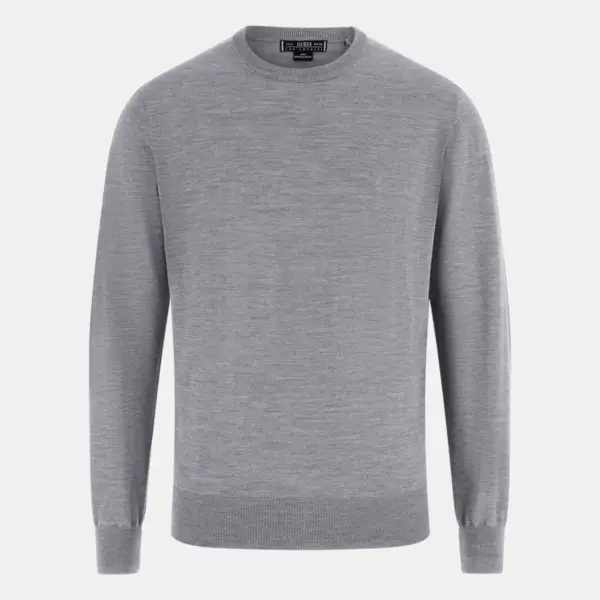 Guess - Ανδρικό Πουλόβερ Regular Fit M5RR36Z3LZ0-MRH Γκρι M5RR36Z3LZ0-MRH