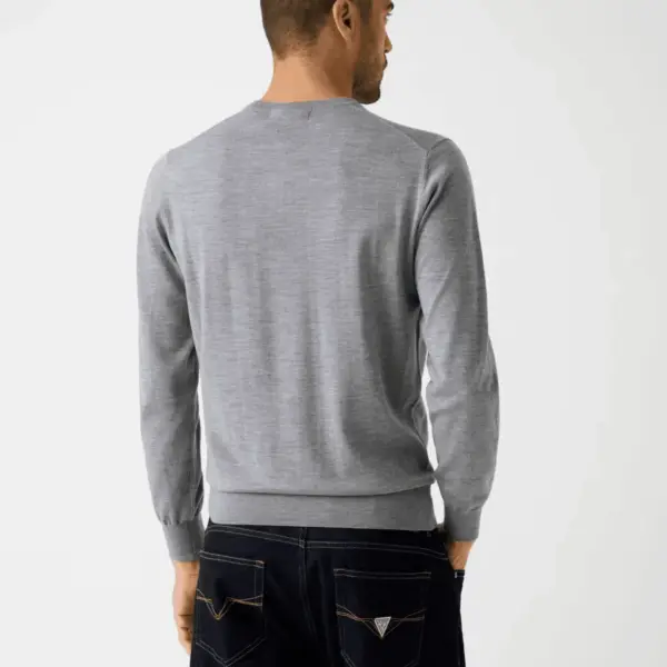 Guess - Ανδρικό Πουλόβερ Regular Fit M5RR36Z3LZ0-MRH Γκρι M5RR36Z3LZ0-MRH