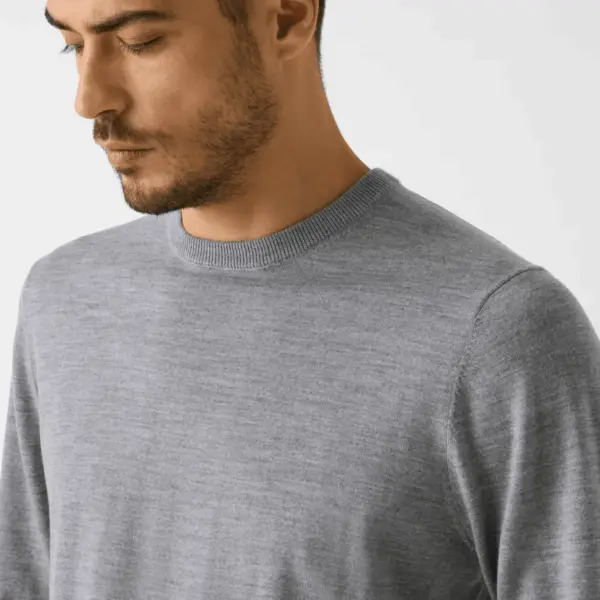 Guess - Ανδρικό Πουλόβερ Regular Fit M5RR36Z3LZ0-MRH Γκρι M5RR36Z3LZ0-MRH