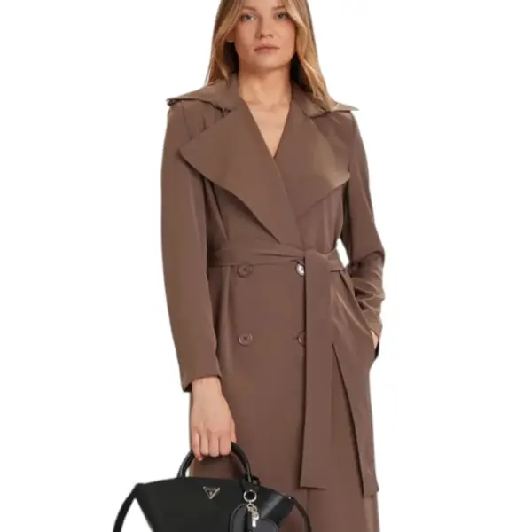 Guess - Γυναικεία Τσάντα Χειρός Bolena Saffiano HWZG9207760-BLA Μαύρο HWZG9207760-BLA