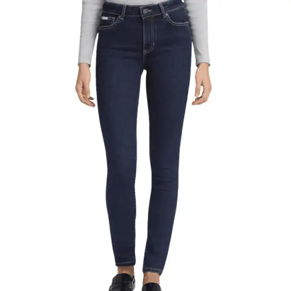 Guess - Γυναικείο Παντελόνι Τζιν G05 Slim Fit W4BA92D5CB4-D4IR Μπλε Σκούρο