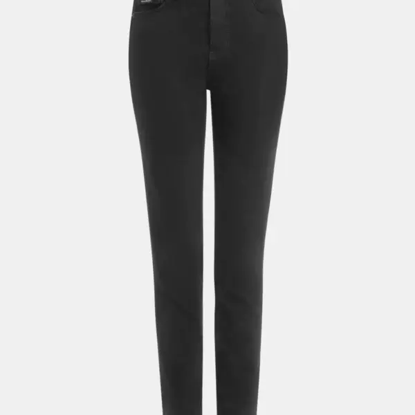 Guess - Γυναικείο Παντελόνι Τζιν Skinny Fit W4YA92D5DL1-BL4O Μαύρο W4YA92D5DL1-BL4O