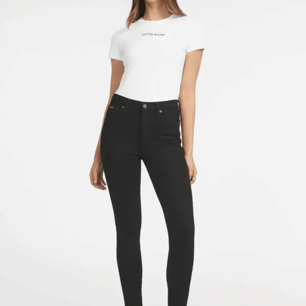 Guess - Γυναικείο Παντελόνι Τζιν Skinny Fit W4YA92D5DL1-BL4O Μαύρο