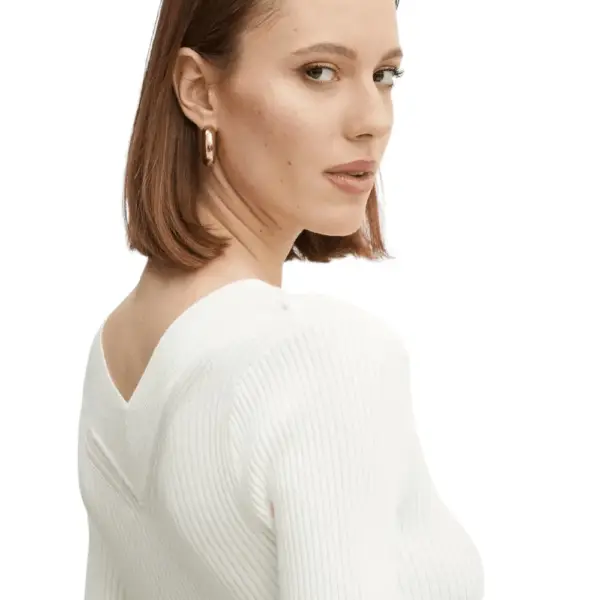 Guess - Γυναικείο Πουλόβερ Maglieria W5RR07Z2V62-G012 Λευκό W5RR07Z2V62-G012