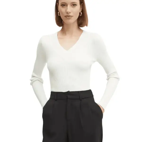 Guess - Γυναικείο Πουλόβερ Maglieria W5RR07Z2V62-G012 Λευκό