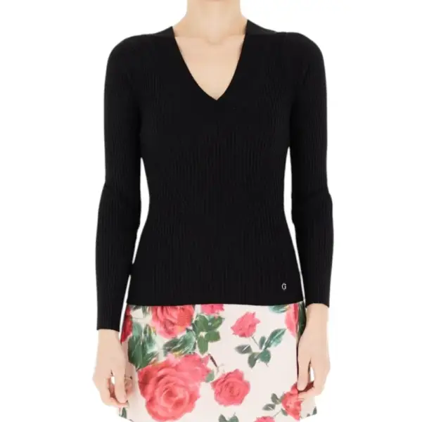 Guess - Γυναικείο Πουλόβερ Maglieria W5RR07Z2V62-JBLK Μαύρο
