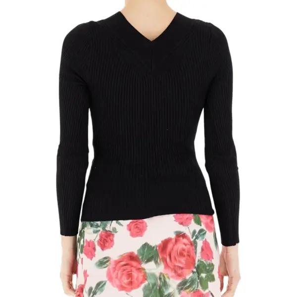 Guess - Γυναικείο Πουλόβερ Maglieria W5RR07Z2V62-JBLK Μαύρο W5RR07Z2V62-JBLK