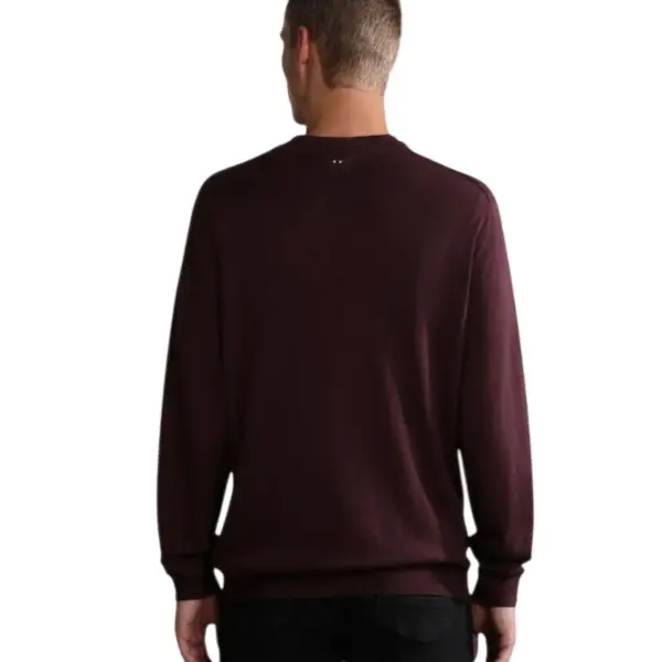 Napapijri - Ανδρικό Πουλόβερ Damavand Regular Fit NP0A4GJU-R54 Μπορντό NP0A4GJUR54