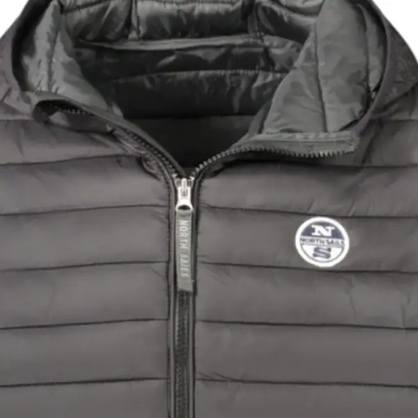 North Sails- Ανδρικό Μπουφάν Bomber Regular Fit 901070-000-0999 Μαύρο 901070-000-0999