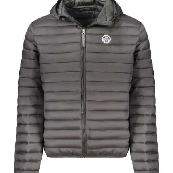 North Sails- Ανδρικό Μπουφάν Bomber Regular Fit 901070-000-0999 Μαύρο