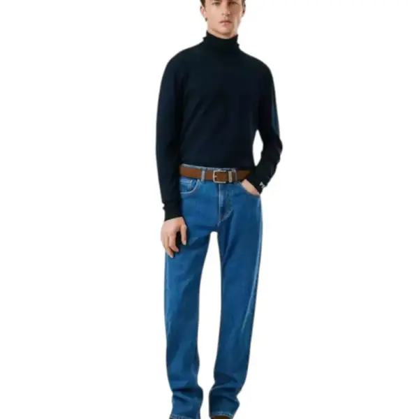 Pepe Jeans - Ανδρικό Πουλόβερ Ζιβάγκο Andre Turtle PM7000011-594 Μπλε Σκούρο PM7000011-594