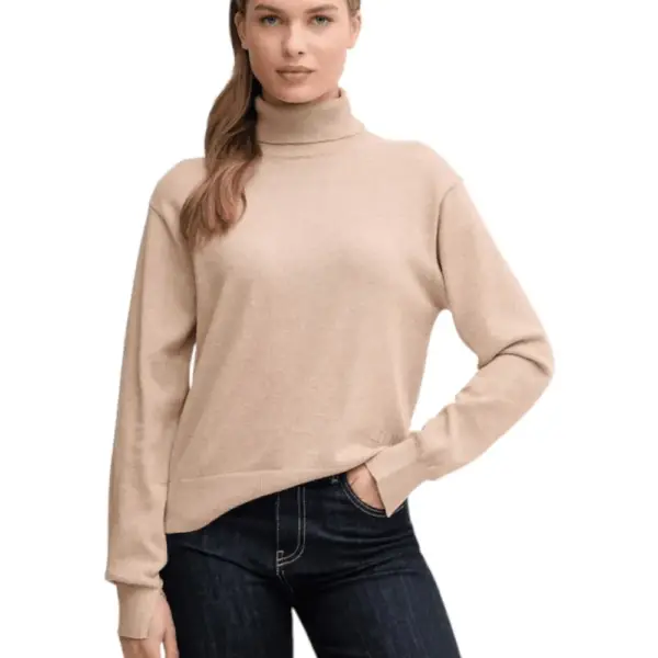 Pepe Jeans - Γυναικείο Πουλόβερ Ζιβάγκο Regular Fit PL7000036-844 Μπεζ