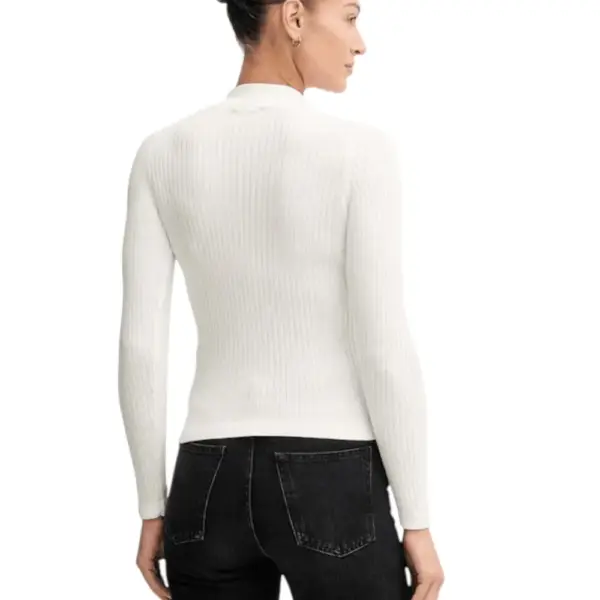 Pepe Jeans - Γυναικείο Πουλόβερ Ημιζιβάγκο Regular Fit PL7000026-808 Εκρού PL7000026-808