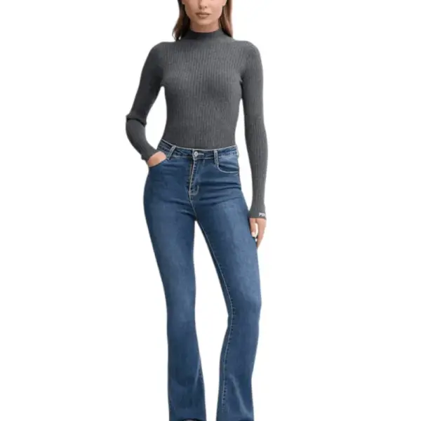 Pepe Jeans - Γυναικείο Πουλόβερ Ημιζιβάγκο Regular Fit PL7000026-963 Γκρι PL7000026-963