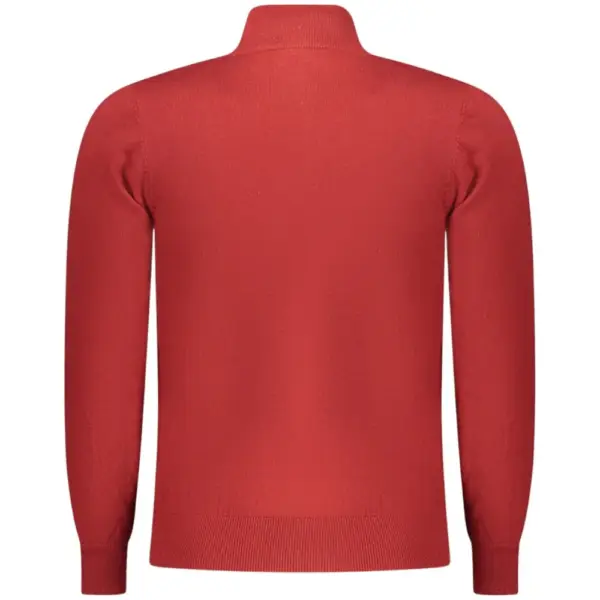 Rifle Jeans - Ανδρικό Πουλόβερ Half Zip Regular Fit RFTR072-RED Κόκκινο RFTR072-RED