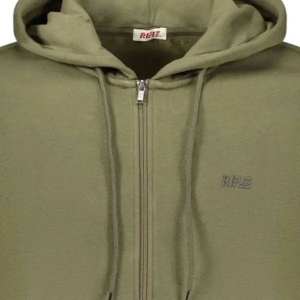 Rifle Jeans - Ανδρική Ζακέτα Regular Fit RFF019-ARMY Λαδί RFF019-ARMY