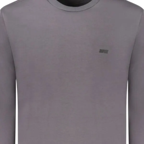 Rifle Jeans - Ανδρική Μπλούζα Φούτερ Regular Fit RFF016-PIOMBO Γκρι Σκούρο RFF016-PIOMBO