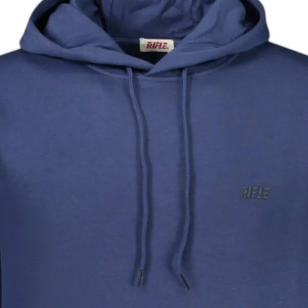 Rifle Jeans - Ανδρική Μπλούζα Φούτερ Regular Fit RFF017-DENIM Μπλε RFF017-DENIM