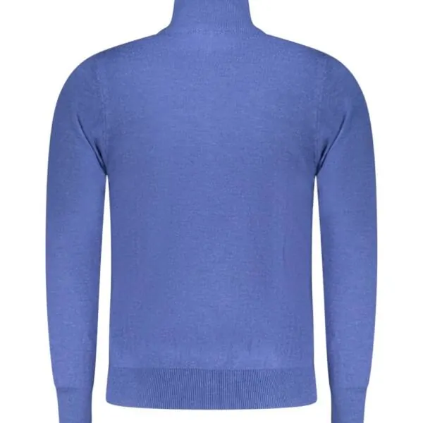 Rifle Jeans - Ανδρικό Πουλόβερ Half Zip Regular Fit RFTR072-DENIM Μπλε RFTR072-DENIM